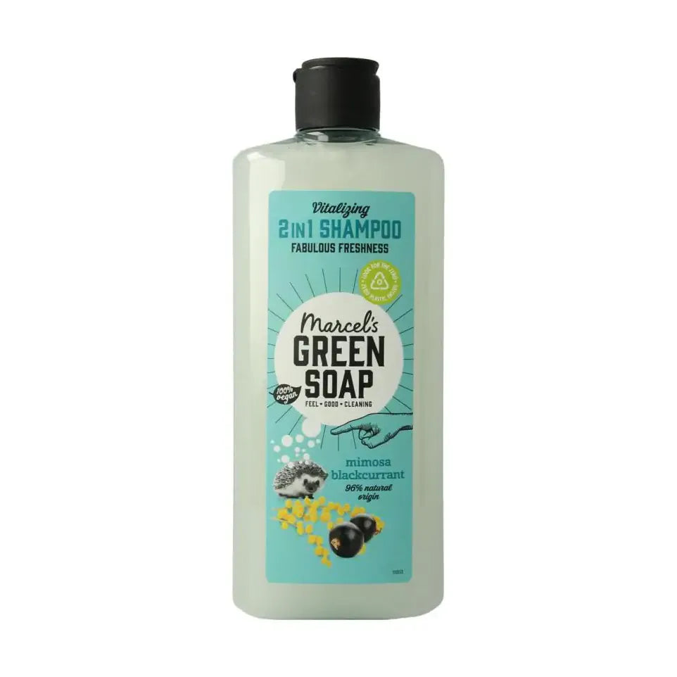 Marcels Green Soap 2 in 1 shampoo Mimosa zwarte bes